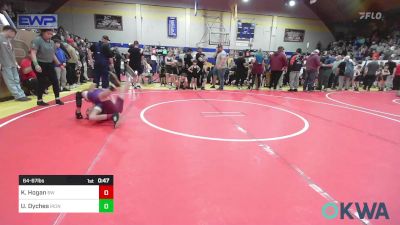 64-67 lbs Rr Rnd 2 - Karson Hogan, Bristow Wrestling vs Ulrich Dyches, IRONMEN Wrestling Club