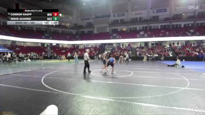 165 lbs Quarterfinal - Jesus Alvarez, Caldwell vs Connor Hauff, Meridian