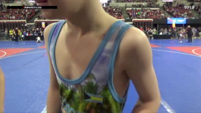 73 lbs Champ. Round 2 - Reid Hoffman, Mine Yard Dogs Wrestling Club vs Spencer Pentland, Billings Wrestling Club