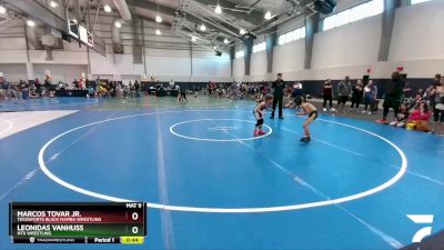 61 lbs 2nd Place Match - Marcos Tovar Jr., Texasports Black Mamba Wrestling vs Leonidas VanHuss, NTX Wrestling