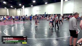 120 lbs Round 4 (8 Team) - Caleb Frankenberger, Team STL Black vs Talon Belding, Nebraska Heroes (B Team)