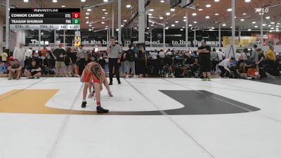 120 lbs Rr Rnd 3 - Connor Cannon, Steller Trained Jango - MS vs Teagan Shuman, Parabellum Wrestling Academy- MS