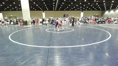 110 lbs Cons. Sub-semis - Justice Davis, Threestyle vs Brayleigh Johnson, Vortex Wrestling Club
