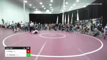 75 lbs Semifinal - Jasper Kling, York Suburban vs Hunter Webster, Council Rock