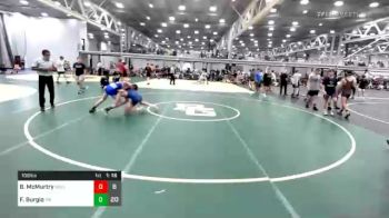 109 lbs Quarterfinal - Brady McMurtry, BullTrained vs Frankie Burgio, Triumph