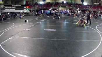 117 lbs Cons. Round 3 - LeTavion Dack, Shelton Kids Wrestling vs Hudson Blair, MWC Wrestling Academy