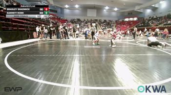 55 lbs Semifinal - Bradley Shadwick, Berryhill Wrestling Club vs Barrett Robb, IRONMEN Wrestling Club