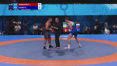 130 kg 1/2 Final - Ivan Yankovskyi, Ukraine vs Ali Iliasov, Russia