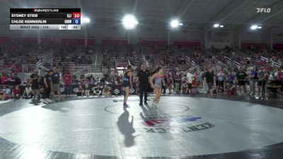 110 lbs Quarters - Kendyll Salyer, The Barn Athletic Club LLC vs Kynlie Keffer, Daleville Broncos Wrestling Club