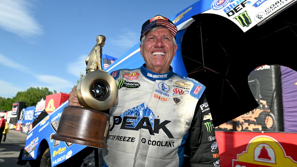 John Force Beats Austin Prock In All JFR-Final At NHRA New England Nats