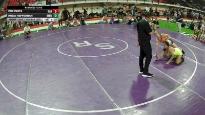 140-145 lbs Champ. Round 4 - Kulia Heffernan, Hawaii vs Zoe Fries, Idaho