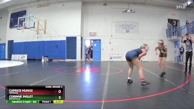 107 lbs Cons. Round 2 - Caprice Munoz, Meridian vs Corinne Inglet, Bonneville