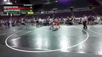 W-200 lbs Quarters & 1st Wb (16 Team) - Savannah Sistad, Iowa vs Keilikki Nau Rarick, Utah