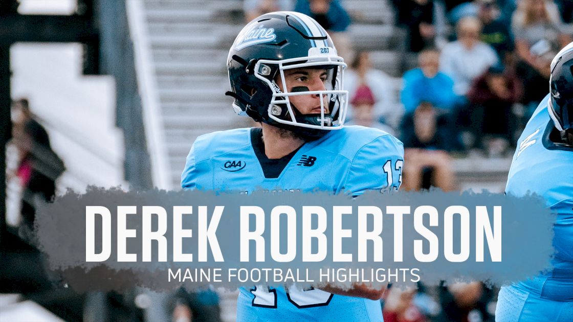 Derek Robertson Maine Football Quarterback Highlights