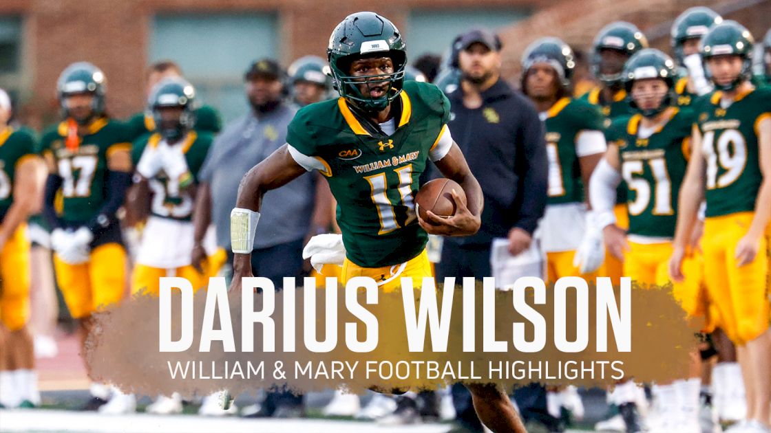 Darius Wilson William & Mary Football Quarterback Highlights