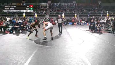 175 lbs Quarterfinal - Lucas Collins, Triumph Trained vs Nakai Jones, North Brunswick