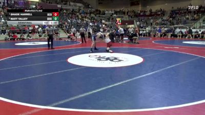 5A 120 lbs Semifinal - Shade Harrell, Beebe vs Matt Talley, Greenbrier