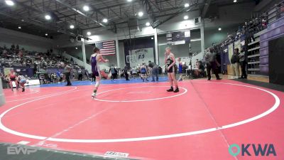70-88 lbs Rr Rnd 5 - Alex Coose, Mannford Pirate Youth Wrestling vs Hunter Snyder, Mannford Pirate Youth Wrestling