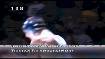 2012 Clyde Cole 138 Tristan RIfanburg (Norwich) dec Justin Cirigliano (BGA) 5-0