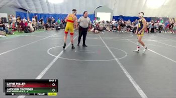 115 lbs Round 2 (8 Team) - Layne Miller, Ohio Gold 24k vs Jackson Crowder, Noke Wrestling RTC