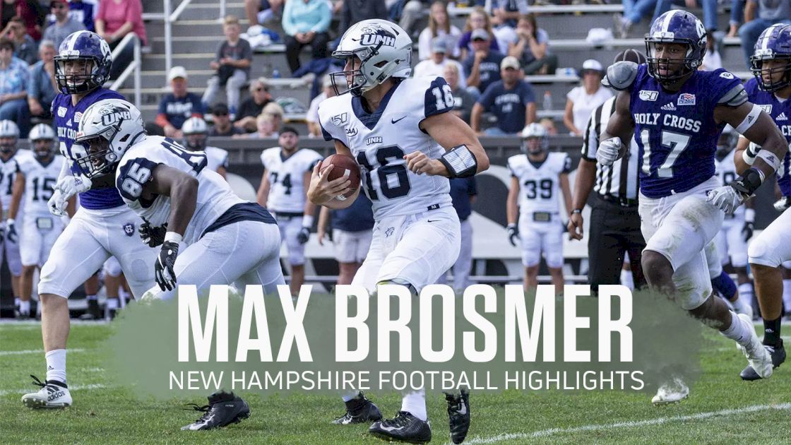Max Brosmer New Hampshire Football Quarterback Highlights