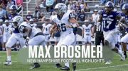 Max Brosmer New Hampshire Football Quarterback Highlights | 2023 CAA Football