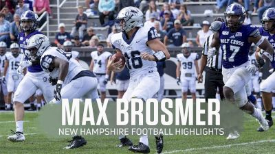 Max Brosmer New Hampshire Football Quarterback Highlights | 2023 CAA Football