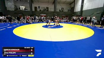 157 lbs Cons. Round 3 - Marcus Gonzales, WA vs Titus Phillips, CA