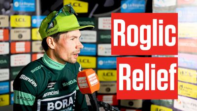 Primoz Roglic Happy Not To Crash In Remco Evenepoel Critérium du Dauphiné 2024 Battle