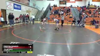 157 lbs Quarterfinal - Tyler Hall, Barberton vs Preston DiMarco ...