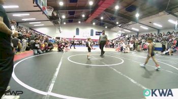 46 lbs Round Of 16 - Lucas Matthews, Tiger Trained Wrestling vs Trick Cantrell, Mojo Grappling Academy