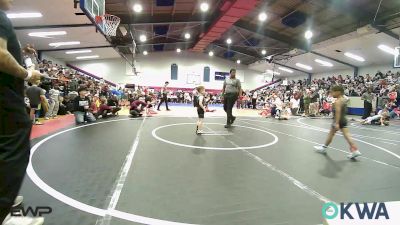 46 lbs Round Of 16 - Lucas Matthews, Tiger Trained Wrestling vs Trick Cantrell, Mojo Grappling Academy