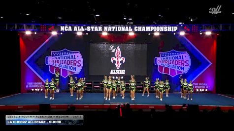 LA Cheerz Allstarz - Shock [2026 L1 Youth - Flex - D2 - Medium Day 1] 2026 NCA All-Star National Championship