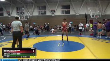 101 lbs Cons. Round 3 - Brandon Corona, Trojan Jr Wrestling vs Logan Alexander, USA Gold