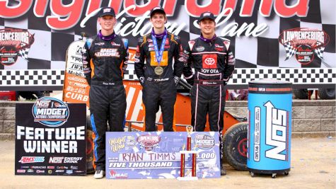 USAC Indiana Midget Week Results At Lawrenceburg Speedway