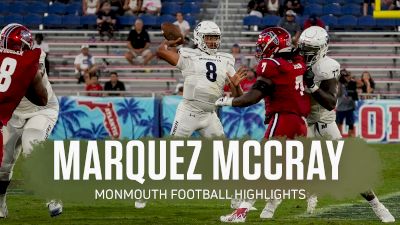 Marquez McCray Monmouth Football Quarterback Highlights | 2023 CAA Football