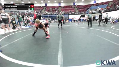 76 lbs Consi Of 4 - Taylen Walden, Elgin Wrestling vs Maddox Perry, Team Nomad