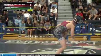 138 lbs Cons. Semi - Cannon Montoya, Slam! Nevada vs Andrew `Otto` Cate-Cribari, Cimarron-Memorial