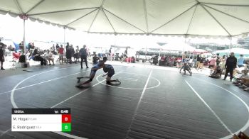 120 lbs Consi Of 8 #1 - Marley Hogai, Team Thunder vs Elias Rodriguez, Silverback WC