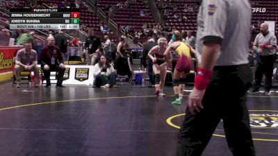 106 lbs Quarterfinal - Jenna Houseknecht, Montgomery-G vs Jordyn Suhina, Big Spring-G
