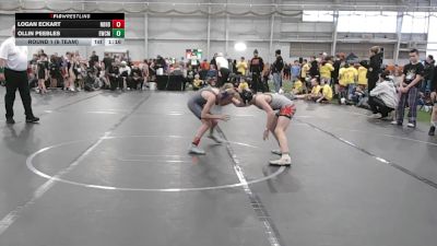 76 lbs Round 1 (6 Team) - Logan Eckart, Neighborhood Wrestling vs Ollin Peebles, Empyre WC Maroon