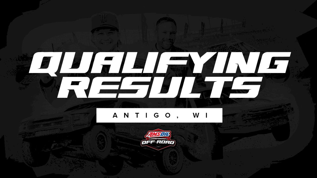 Qualifying Results: Antigo Off-Road National 2024