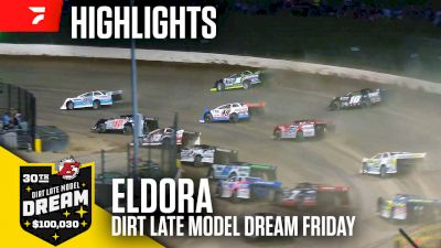 Highlights | 2024 Dirt Late Model Dream Friday Prelim at Eldora Speedway