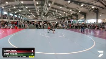 58 lbs Cons. Semi - Caleb Vasquez, El Paso Enforcers Wrestling Club vs Joseph Garza, Wesley Club Wrestling