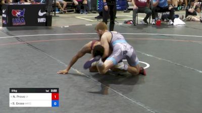 61 kg Cons 8 #2 - Nico Provo, Connecticut vs Seth Gross, Wisconsin RTC