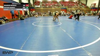 215 lbs Consolation - Brandon McNack, Edison Eagles vs Nathan Rampey, Mcalester HS