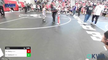 55 lbs Final - Nevalee Petty, Skiatook Youth Wrestling vs Kason Gabbard, Raw Wrestling Club