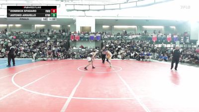 150 lbs Final - Dominick Spadaro, Fairfield Warde vs Antonio Arguello, Newtown