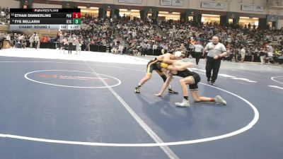 132-2A/1A Champ. Round 1 - Ethan Dimmerling, Poolesville vs Tye Bellarin, Kent County