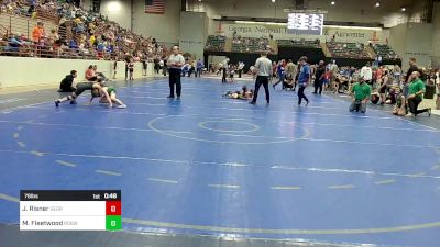 76 lbs Consi Of 4 - Jett Risner, Georgia vs Mark Fleetwood, Roswell Wrestling Club